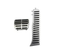 Para Q3 8U RS 2013 2014 2015 2016 2017 2018 LHD Car Gas Rest Reposapiés Pedal Cubierta Accesorios De Acero Inoxidable piezas del conjunto(2Pcs AT)