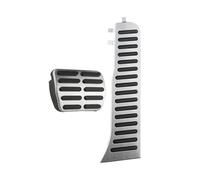 Para Q3 8U RS 2013 2014 2015 2016 2017 2018 LHD Pedales Coche Reposapiés Accesorios Para Pedales De Reposapiés Cubierta almohadilla pedal embrague freno(AT 2 piezas)