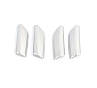 Para Q3 F3 2019 2020 2021 2022 2023 2024 2025 Embellecedor Manija De Reposabrazos Puerta Lateral Interior Coche 4 Piezas Decoración Interiores(Plata)