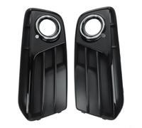 Para Q5 Cubiertas de luz antiniebla Rejilla Bisel parachoques delantero moldura de plástico negro izquierda derecha par compatible con modelos 2013 2014 2015 2016 2017 reemplazar 8r0807681m 8r0807682j