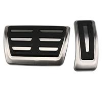 Para Q5 SQ5 FY 2018 2019 Coche LHD Protector Para Pedales De Freno Y Acelerador Pedal Reposapiés Almohadillas Cubiertas Cubre Pedales Reposapiés(AT without Rest)