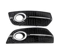 Para Q5 Standard 2009-2012 Cubierta De Rejilla Delantera Tipo Panal Para Faros Antiniebla(With Chrome)