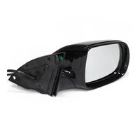 Para Q7 4L 2010-2017 Espejo Lateral LED Luces Señal Giro Retrovisor Indicador Cubierta Vidrio Calentado Conjunto Espejos Lente Completo Espejo Lateral(15pins right)