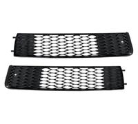 Para Q7 4L S-Line 2009-2014 Coche Faros antiniebla Rejilla deportiva delanteros Malla parrilla parachoques delantero(Left and Right)