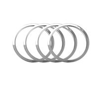 Para Qashqai J11 2014-2018 Chrome Coche Altavoz Anillo Forma Etiqueta Interior Marco Altavoz Cubierta Auto Parts