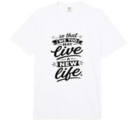 para Que Nosotros también podamos Vivir un Nuevo Verso de Vida Fiel Comfort Colors Adult Heavyweight T-Shirt