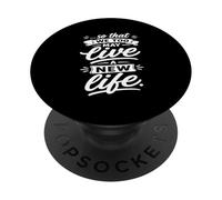para Que Nosotros también podamos Vivir un Nuevo Verso de Vida Fiel PopSockets PopGrip Adhesivo