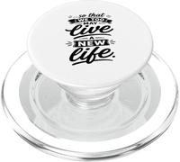 para Que Nosotros también podamos Vivir un Nuevo Verso de Vida Fiel PopSockets PopGrip para MagSafe