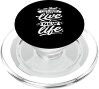 para Que Nosotros también podamos Vivir un Nuevo Verso de Vida Fiel PopSockets PopGrip para MagSafe