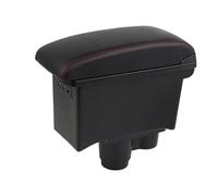 Para R&enault Para Duster Caja De Reposabrazos De Coche Consola Central Caja De Almacenamiento Accesorios Caja del reposabrazos del coche(A1 Negro rojo 7USB)