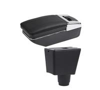 Para R&enault Para Logan Para Sandero 2 Caja Almacenamiento Reposabrazos Coche Accesorios Interiores Caja del reposabrazos del coche(Una línea negra Sin USB)