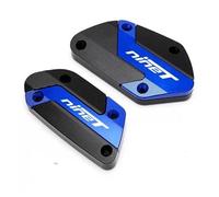 para R NineT/Pure R NineT Racer R NineT 2015-2016 Motocicleta CNC Aluminio Freno Delantero Embrague Tapa Depósito Líquido Cubierta Tanque Tapones Aceite Freno Motocicleta(Azul)
