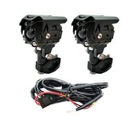 para R1200GS para ADV F800GS Faro Delantero LED para Motocicleta Luz Blanca Amarilla Luz Antiniebla Auxiliar Farol Moto Lámpara De Conducción Faros Delanteras(Light with Wire)