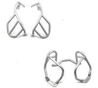 Para R1200GS Para R 1200GS Para R1200GS 2008 2009 2010 2011 2012 Barra Motor Barra Protectora Parachoques Tanque Marco Motocicleta Moto Autopista Barras Choque(Silver-1 Set)