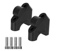 para R1200GS R1250GS R1250RS S1000XR R1200R Adventure ADV Montaje Trasero del Manillar De La Motocicleta Elevador 32 Mm(Black)