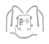 para R1200RT 2004-2013. Protector Motor Delantero Trasero Barra Protectora Autopista Parachoques Jaula Antivuelco Pósito Combustible Barras Choque Carretera Moto(Front Silver)