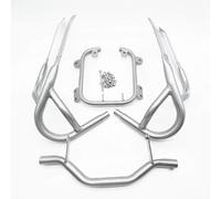 para R1200RT 2004-2013. Protector Motor Delantero Trasero Motocicleta Barra Protectora Autopista Carretera Protector Depósito Combustible Barras Choque Carretera Moto(Front Bumper Silver)