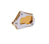 Para R1250GS R 1250 GS R 1200 R1200 GS R1200GS LC ADV Adventure Motocicleta CNC Kickstand Pie Soporte Lateral Extensión Pad Placa De Soporte Ampliar Soporte(Oro)