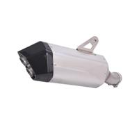 para R1300GS para Adventure 2023-2026 Tubo Enlace Medio Escape Motocicleta | Escape Moto Silenciador Slip Moto de doble orificio Tubo Conexion Escape(B)