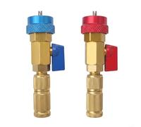 Para R134A para R1234YF Juego de herramientas de instalación de extracción de núcleo de válvula, 2 piezas de refrigeración de núcleo de válvula de aire acondicionado para válvula JRA Schrader