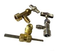 Para R134A Solo Punción Autosellante Can Tap Kit Con Herramienta De Eliminación De Núcleo De Válvula Y Accesorios De Latón Para Mantenimiento HVAC