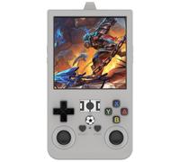 para R36 MAX Funda Protectora de Silicona Portátil, Anticaídas y Antiarañazos, Carcasa Suave y Duradera para Consola de Juegos Portátil R36 MAX. (Gris)