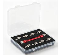 para radios de motocicleta para ajustar la tensión de los radios, con mango puntas endurecidas adecuadas para la mayoría de las motos, que van desde los tamaños 5.0 a 6.8