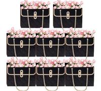 para ramo de flores - Papel metálico 15x10,5x10 cm 8 piezas Papel de regalo impermeable | de flores para ramo con soporte fuerte, embalaje floral de bricolaje, resistente al desgarro | Bouqut Em