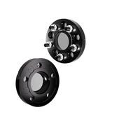 Para Range Para Rover Evoque LR2 Para Volvo S60 Para Jaguar E-Pace I-Pace Para PoleStar 2/4 Piezas Adaptador Espaciador Rueda PCD 5x108 CB 63,4 M14x1,5 Espaciadores Ruedas(2pcs 30mm-BK)