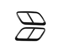 Para Range Rover Para Velar 2017-2020 Cubierta De Tubo De Escape Coche Embellecedor 304 Accesorios Coche De Emisiones De Escape De Acero Inoxidable(Black)