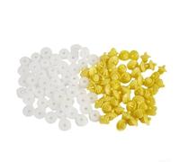 Para Range Rover Sport 1 2 para Land Rover Discovery 3 4 ruedas arco extensión clips puerta moldura sujetadores blanco amarillo plástico 50 piezas