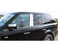 Para Range Rover Sport LS 2005-2013 acero inoxidable cromado ventanas marco TRIM cubierta 6 piezas