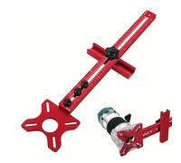 para ranura de fresado - Tarjeta de máquina de recorte de aluminio 4 en 1 | Placa de inserción de mesa, modelo de máscara ajustable, base d