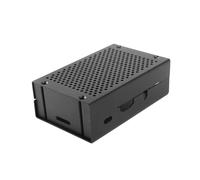 para Raspberry Pi 3 B + Carcasa, Raspberry Pi 3B + / 3B Carcasa MetáLica de RefrigeracióN Pasiva Resistente de AleacióN de Aluminio (Negro)