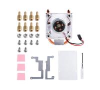 para Raspberry Pi 4 Estuche con Enfriador de Torre de Hielo Ventilador de CPU, con Ventilador Disipador de Calor Ventilador Deslumbramiento Ventilador