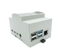 para Raspberry Pi 4 Modelo B Caja ABS Caja Blanca Caja Protectora Caja para Raspberry Pi 4B