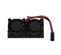 para Raspberry Pi 4 Modelo B Ventilador Doble con Disipador de Calor Ventiladores de RefrigeracióN Doble Definitivos Enfriador para Raspberry Pi 4B /