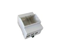 Para Raspberry Pi 5 Carcasa de Riel DIN ABS Gran Espacio Interior Ventanas Superiores Transparentes Caja EléCtrica para RPi 5 Pi 5
