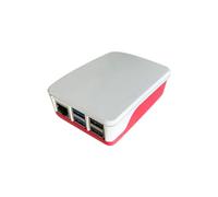 Para Raspberry Pi 5 Case Active Cooling PWM Fan Case PI5 Carcasa de Plástico para una Protección Mejorada Carcasa Roja y Blanca