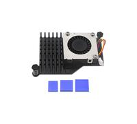 Para Raspberry Pi 5 Enfriador Activo con Ventilador de Enfriamiento RáPido Radiador Disipador de Calor de Metal