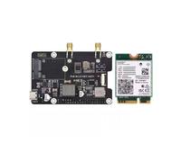 Para Raspberry Pi 5 PCIe A M.2 e KEY con PoE HAT+ Tarjeta de Expansión BE200 Tarjeta de Red Inalámbrica Tribanda para RPI 5