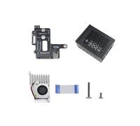 Para Raspberry Pi 5 PCIe A M.2 NVMe HAT+Radiador+Caja SSD Placa Adaptadora para Placa de Expansión SSD NVMe 2242 2230