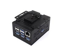 Para Raspberry Pi5/5B Industrial Gran Espacio D para Enfriador Activo PCle/PoE SOMBRERO Tarjeta de Expansión