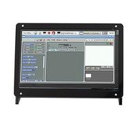 para RaspberryPi Pantalla, 7in 1024 * 600 Pantalla HDMI Pantalla Táctil IPS con Carcasa de Soporte para Raspberry Pi(Carcasa de plástico)