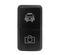 Para RAV4 Prado 12V Barra Luz Para Interruptor Botón Doble Para Cable Pulsador Momentáneo Interruptor Maletero (Bumper camera)
