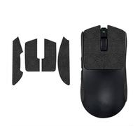 para Razer Viper V4 Pro 2026 Mouse Inalámbrico Pegatinas Antideslizantes Resistentes a la Cinta de Agarre, Diseño Fácil de Despegar sin Residuos (Mitad Negro y Copo de Nieve)