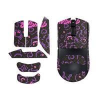 para Razer Viper V4 Pro 2026 Mouse Inalámbrico Pegatinas Antideslizantes Resistentes a la Cinta de Agarre, Diseño Fácil de Despegar sin Residuos (Gengar Completamente Negro y Morado)