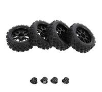 Para Redcat Para HPI Para Tamiya Exceed Para HSP 144001 94123 94122 CS 1/10 65mm Neumáticos Carretera Llantas Ruedas 12mm Hex Hub RC Touring Car RC Reemplazos Repuestos(DLT015)