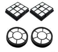 Para Redmond RV C335 para filtros de aspiradora multiciclón diseñados para recipiente cilíndrico que proporciona un ajuste seguro y una capacidad mejorada de captura de polvo (2 juegos)