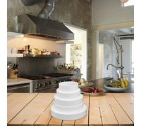 Para reductor de conductos de ventilación para tubos redondos de entre 80 mm y 150 mm de diámetro, diseñado para optimización del flujo de aire y ajuste del sistema